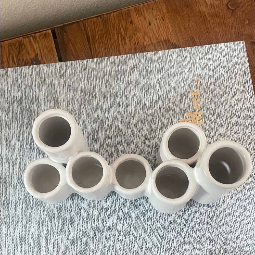 HomArt Luna Bud Vase Cluster – Ceramic Matte White - Picture 6 of 6